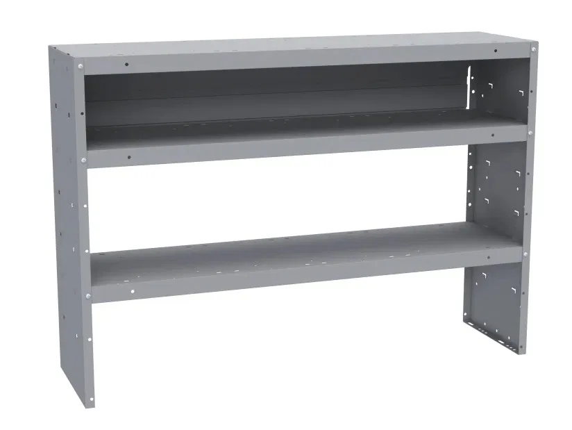 48523 – HOLMAN Van Storage System Shelf Unit, 52 Inch Width x 36 Inch Height x 14 Inch Depth Square End Panels 3 Shel...